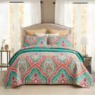 Conjunto de edredões MERRY HOME Queen Size de 3 peças com 2 fronhas
