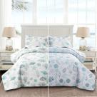 Conjunto de edredões Oliven Reversible Coastal Beach Theme King Size
