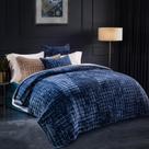 Conjunto de edredões RECYCO Luxury Velvet Full Queen com 2 fronhas Conjunto de edredões RECYCO Luxury Velvet Full Queen com 2 fronhas