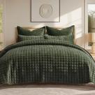 Conjunto de edredões RECYCO Luxury Velvet Full Queen com 2 fronhas