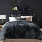 Conjunto de edredões RECYCO Luxury Velvet King Size, preto Conjunto de edredões RECYCO Luxury Velvet King Size, preto