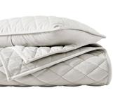 Conjunto de edredões Vera Wang Luxurious Velvet Diamond Ivory King
