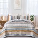 Conjunto de edredões WONGS BEDDING Boho King Size Yellow Bohemian 3 peças