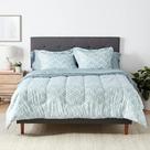Conjunto de edredom Amazon Basics Full/Queen com lençóis de 5 peças