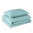 Conjunto de Edredom Amazon Basics Twin XL 2 Peças Azul Macio