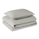 Conjunto de Edredom Amazon Basics Twin XL 2 Peças Cinza Macio