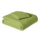 Conjunto de Edredom Amazon Basics Twin XL em Microfibra Escovada Verde