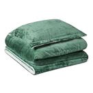 Conjunto de Edredom Amazon Basics Twin XL Reversível Verde