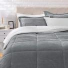 Conjunto de edredom Amazon Basics Ultra-Soft Micromink Sherpa King