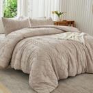 Conjunto de edredom Andency Sage Green Tufted Queen com 2 fronhas
