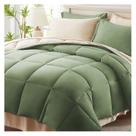 Conjunto de edredom Anluoer Queen de 7 peças com lençóis verde sálvia Conjunto de edredom Anluoer Queen de 7 peças com lençóis verde sálvia