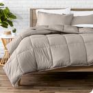 Conjunto de edredom Bare Home Queen Size ultramacio cáqui