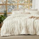 Conjunto de edredom Bedsure California King Ivory Boho de 3 peças