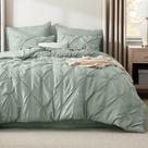 Conjunto de Edredom Bedsure King Size 7 Peças - Verde