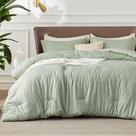 Conjunto de Edredom Bedsure Queen - Verde Celadon - Macio para Todas as Estações