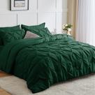 Conjunto de edredom CozyLux King Size verde esmeralda escuro, 7 peças Conjunto de edredom CozyLux King Size verde esmeralda escuro, 7 peças