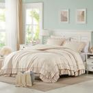 Conjunto de edredom Cupocupa Beige Queen Size 3 peças