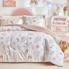 Conjunto de edredom de algodão floral Joyreap para meninas tamanho duplo