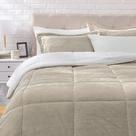 Conjunto de edredom de microfibra leve Amazon Basics King Taupe