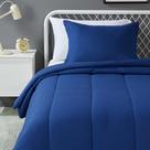 Conjunto de edredom e travesseiro Amazon Basics Microfiber Twin