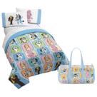 Conjunto de edredom Jay Franco Bluey Twin Size com lençol e bolsa