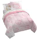 Conjunto de edredom Jay Franco Hello Kitty Queen 7 peças
