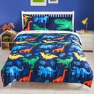 Conjunto de edredom Joiedomi Kid Twin, 5 peças, roupa de cama de dinossauro Conjunto de edredom Joiedomi Kid Twin, 5 peças, roupa de cama de dinossauro