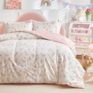 Conjunto de edredom Joyreap Cotton 800 TC rosa floral tamanho duplo