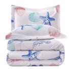 Conjunto de edredom JSD Beach Theme Kids Twin Size com fronha