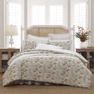 Conjunto de edredom Laura Ashley Bramble Floral Beige King Size
