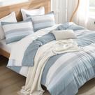 Conjunto de edredom Litanika Light Blue King Size com 2 fronhas Conjunto de edredom Litanika Light Blue King Size com 2 fronhas