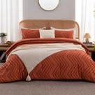 Conjunto de edredom Litanika Oversize King Super King Plus, 3 peças