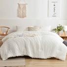 Conjunto de edredom Nanko White Tufted Queen com 2 fronhas