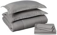 Conjunto de Edredom Queen 8 Peças Sweet Home Collection - Dobby Grey