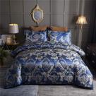 Conjunto de edredom Raytrue-X Satin Silk All Season, azul royal