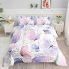 Conjunto de edredom Smell Sunshine Butterflies Twin com 2 fronhas