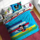 Conjunto de edredom Sunny Side Up Disney Mickey Mouse completo de 7 peças