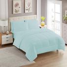 Conjunto de edredom Sweet Home Collection Aqua King, 7 peças