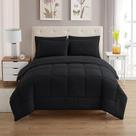 Conjunto de edredom Sweet Home Collection de 7 peças Black Queen