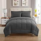 Conjunto de edredom Sweet Home Collection de 7 peças Queen Grey