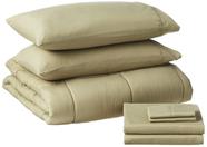Conjunto de edredom Sweet Home Collection de 7 peças Sage Queen