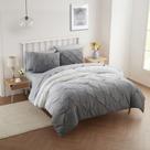 Conjunto de Edredom Sweet Home Collection Ombre Pintuck Cinza - Tamanho Queen Conjunto de Edredom Sweet Home Collection Ombre Pintuck Cinza - Tamanho Queen