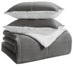Conjunto de edredom UGG Blissful King Size Silky Smooth Seal