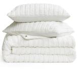 Conjunto de edredom UGG Kenzie Full/Queen com 2 fronhas Snow