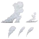 Conjunto de efeitos de fumaça Soul Effect White para figuras SHF x5