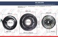 Conjunto de Embreagem do Compressor 5H14 12V Polia 8pk 123mm