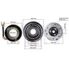 Conjunto de Embreagem do Compressor Calsonic Uno Palio Novo Uno