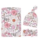 Conjunto de embrulhos para recém-nascidos MDouly Floral 80x80 cm, leve