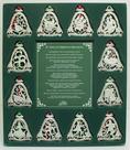 Conjunto de enfeites Abbey & CA Gift 12 Days of Christmas Metal
