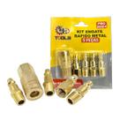 Conjunto de engates rápidos 1/4 com 5 pçs trocar ferramentas